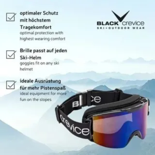 GAFAS SKI/SNOWBOARD BLANCAS BLACK CREVICE. NUEVAS.