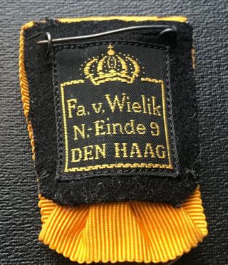 Lote 2 medallas militares plata Holanda