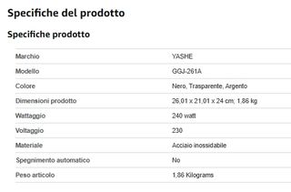 Essiccatore YASHE 5 Vassoi