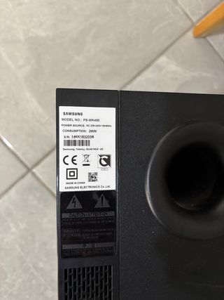 Subwoofer Samsung Negro