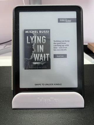 Soporte base para Kindle Paperwhite blanco