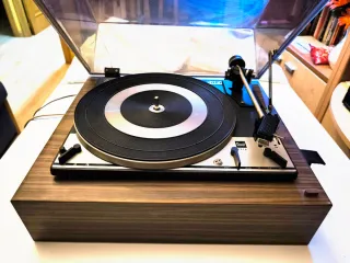 Tocadiscos DUAL 1214 Vintage madera