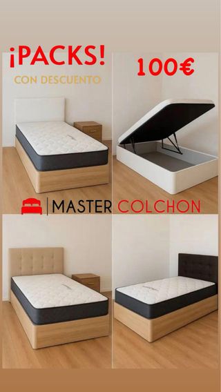 LIQUIDACION! Canape colchon cabecero cama