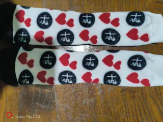 Calzini Alfa Romeo Cuori Rossi Bianchi