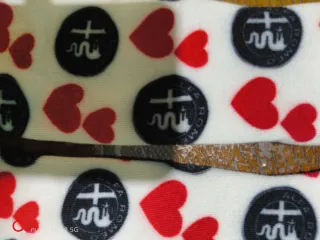 Calzini Alfa Romeo Cuori Rossi Bianchi