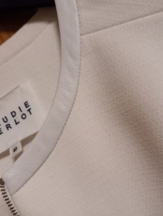 Chaqueta Corta Blanca Claudie Pierlot. T.40