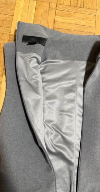 Vestido Zara gris sin mangas