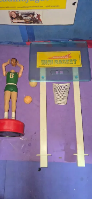 Mini Baloncesto PACTRA Juguete Vintage