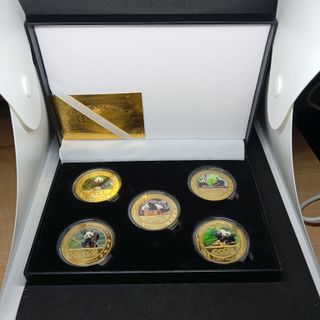 COLLEZIONE DI MONETE IN ASTUCCIO PANDA