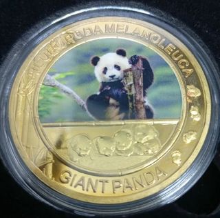 ESTUCHE PANDA COLECCIÓN DE 5 MONEDAS