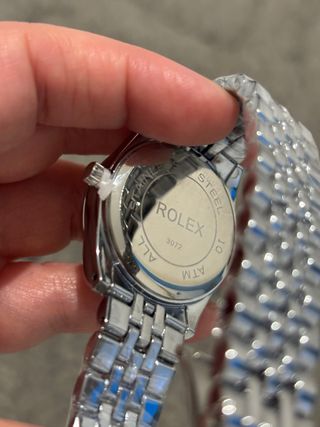 Reloj Rolex Datejust Rosa y Plata