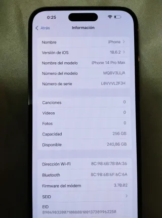 iPhone 13 Pro Max 256GB Oro esim