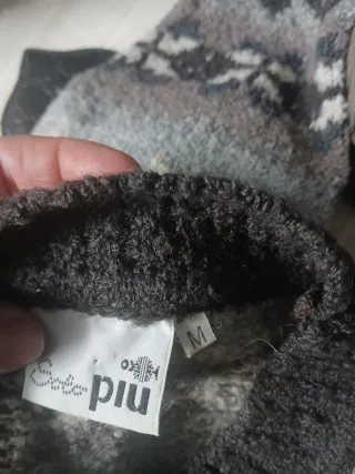 Maglione donna lana fantasia taglia unica