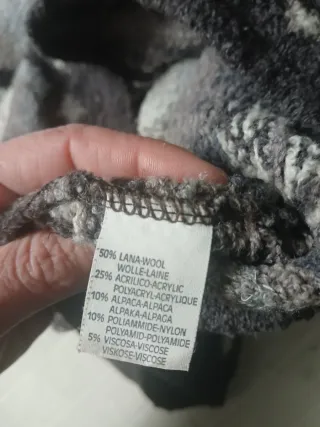 Maglione donna lana fantasia taglia unica