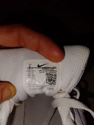 Zapatillas Nike Talla 42.5 Blancas