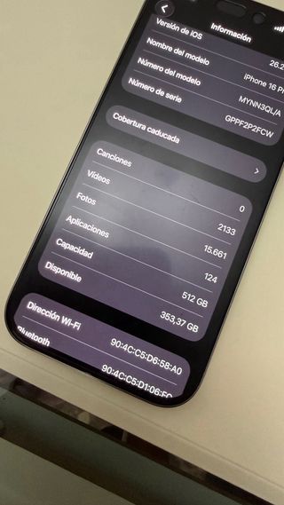 iPhone 16 Pro 512GB Plata