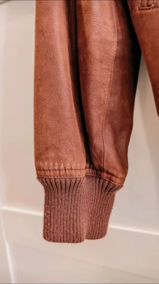 Chaqueta de piel Lotusse 1877 marrón