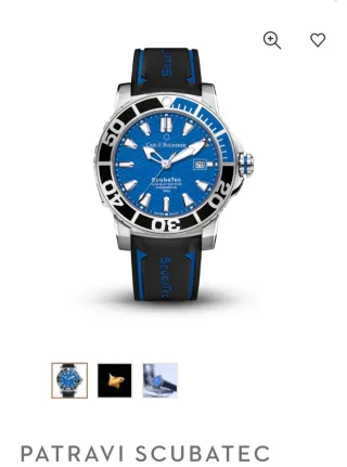 Reloj Carl F. Bucherer ScubaTec Cronómetro