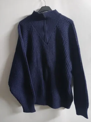 Maglione Uomo Vintage Lana Spessa Tg Unica