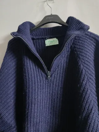 Maglione Uomo Vintage Lana Spessa Tg Unica