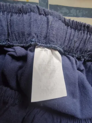 Pantalones cortos cargo azules