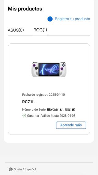 2Tb Asus ROG Ally Z1 Extreme