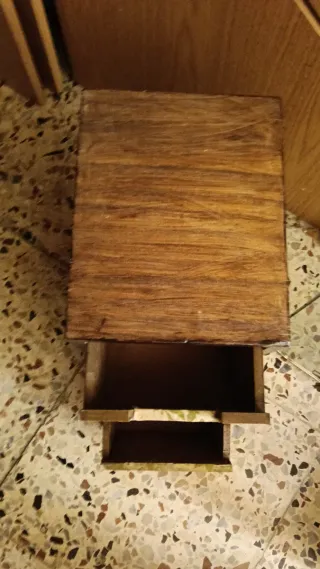 Joyero madera 2 cajones