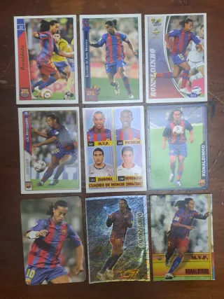 Cromos de fútbol Ronaldinho