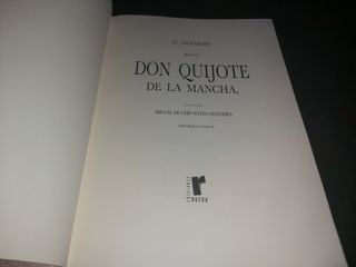 Libros Don Quijote de la Mancha