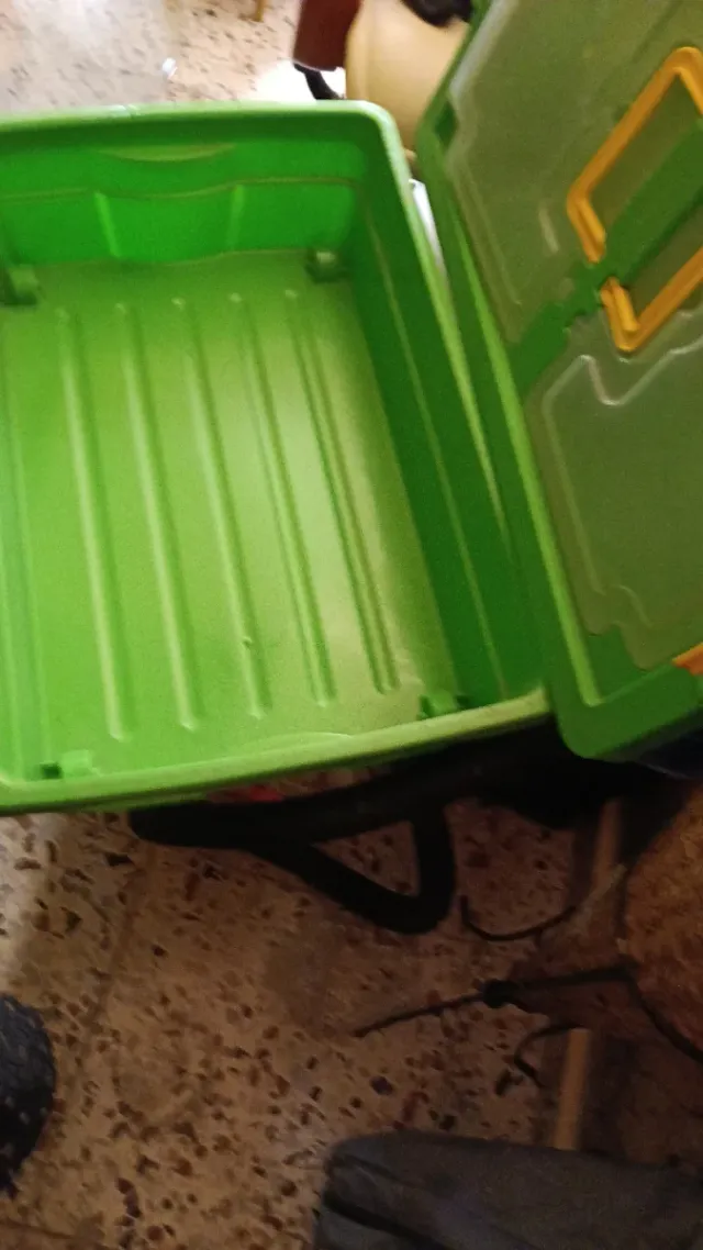 2 Cajas Plástico Bajo Cama con Ruedas