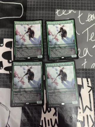 Heredero de las tierras salvajes x4 mtg