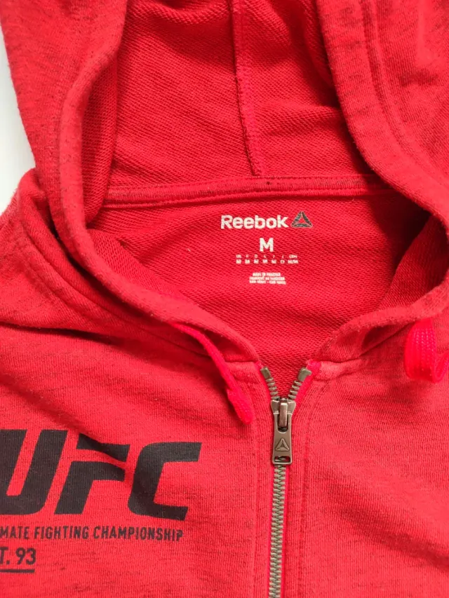 Sudadera Reebok UFC Talla M Roja