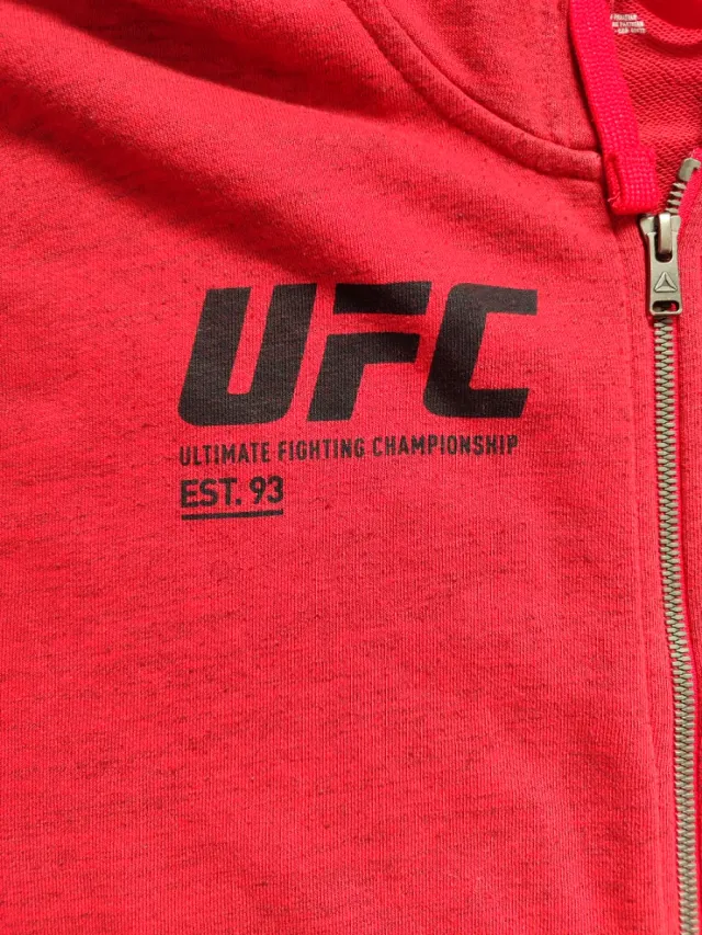 Sudadera Reebok UFC Talla M Roja