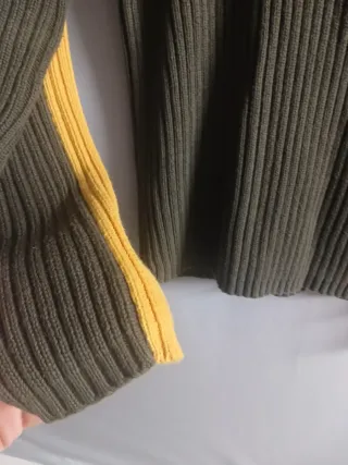 Maglione H&M Uomo Verde/Giallo Tg S