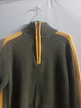 Maglione H&M Uomo Verde/Giallo Tg S