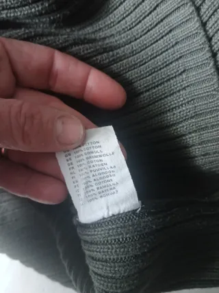 Maglione H&M Uomo Verde/Giallo Tg S