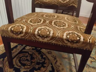 Coppia poltrone antiche imbottite