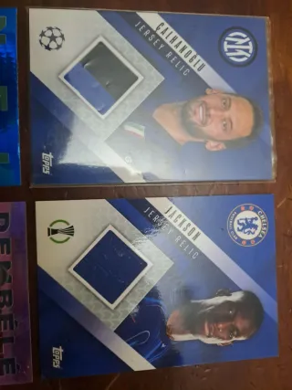Cromos de fútbol: Calhanoglu, Jackson, Nel, Dembel