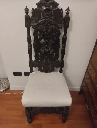 Sedia Italiana Neo-Rinascimentale Fine '800