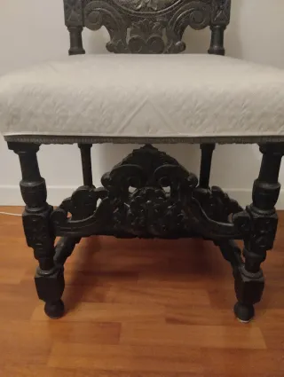 Sedia Italiana Neo-Rinascimentale Fine '800