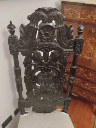 Sedia Italiana Neo-Rinascimentale Fine '800