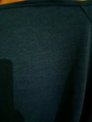 Jersey fino manga larga azul marino