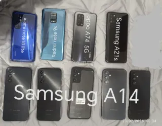 Lote 9 teléfonos: Oppo, Redmi, Samsung, Xiaomi