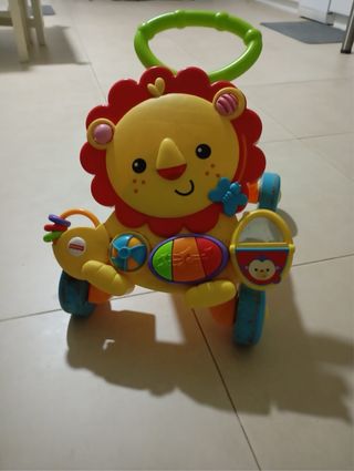 Andador infantil corre pasillos león Fisher Price