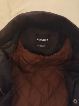 Barbour Bershka Chaqueta Verde y Marrón Nueva