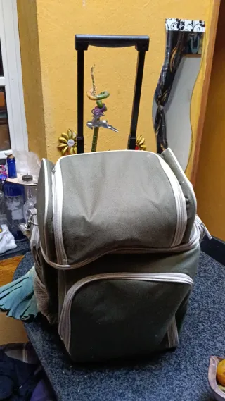 Nevera de playa completa con accesorios