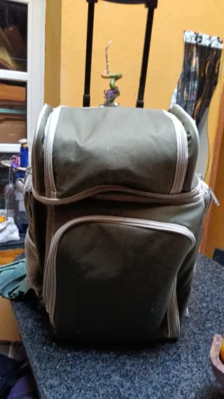 Nevera de playa completa con accesorios