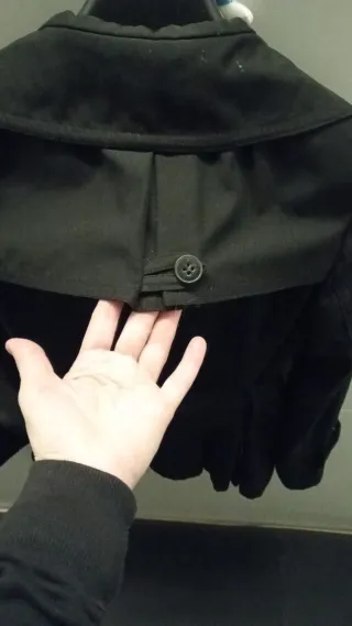 Gabardina Negra Blues Collection Talla M