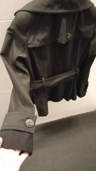 Gabardina Negra Blues Collection Talla M