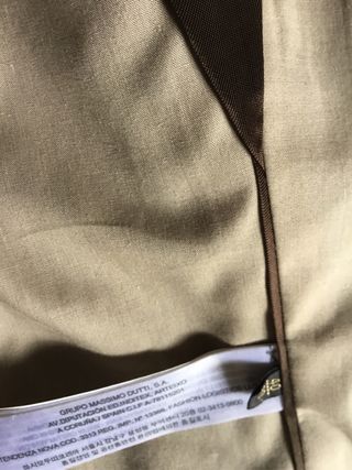 Casaco Massimo Dutti xadrez castanho